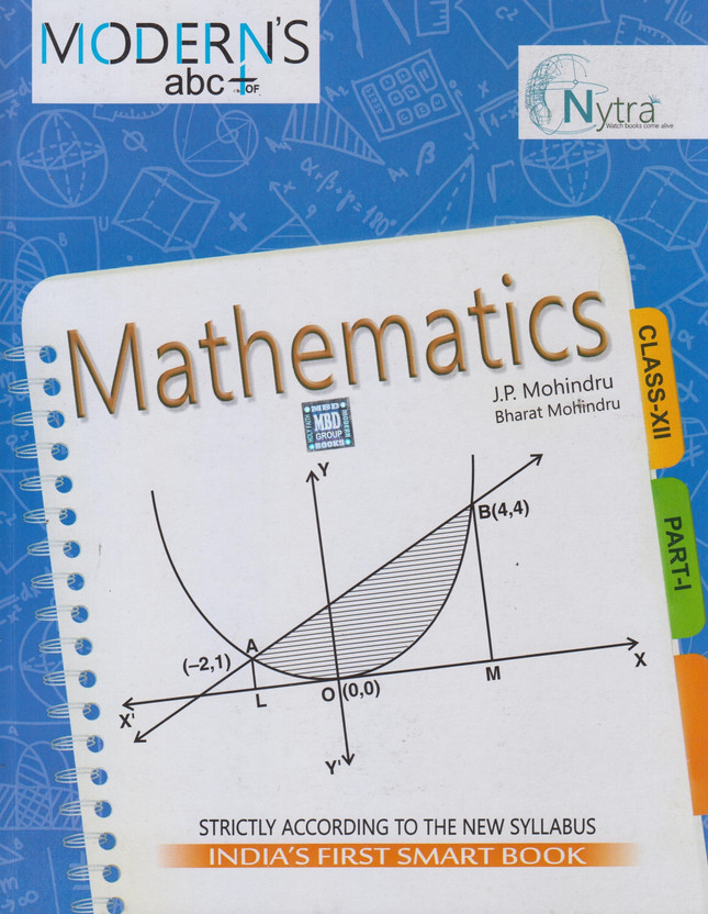 Mp Board 12th Maths Book
